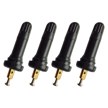 

Dewtreetali New Sensor Valve Stem 4Pcs TPMS Tire Pressure Monitoring System Anti-explosion Snap In Tire Valve Stems Snap