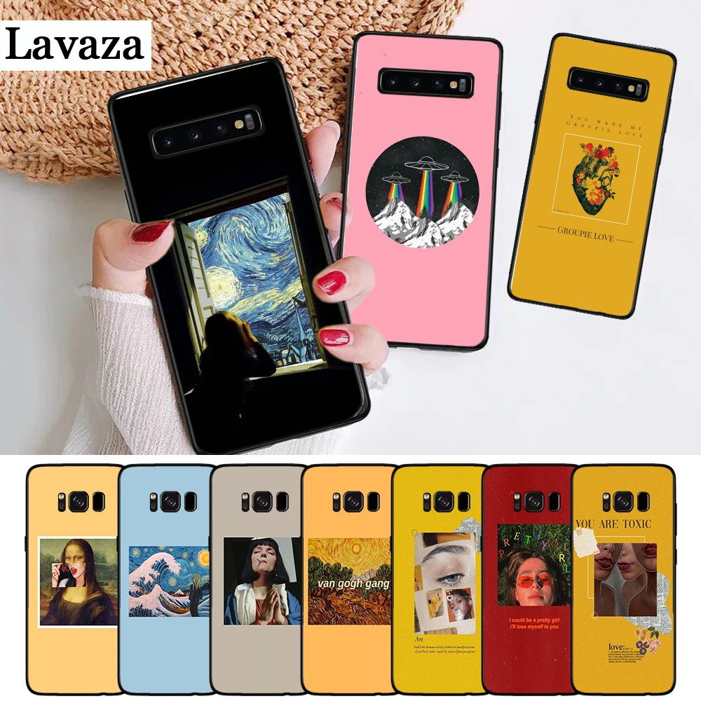 

Lavaza Great art aesthetic van Gogh Silicone Case for Samsung S6 Edge S7 S8 Plus S9 S10 S10e Note 8 9 M10 M20 M30
