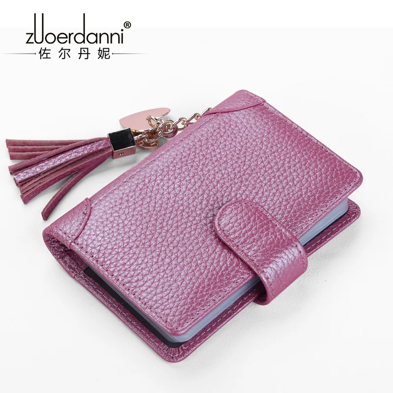 

Design Small Women's Genuine Leather Fashion Female man Mini ID Credit Card Holder Case Causal Business Ladies Coin Card Purse