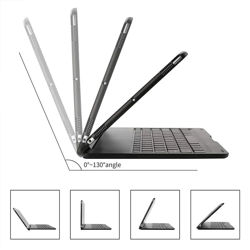 Loufuly для iPad Air 3 Клавиатура Bluetooth 4 0 Pro 10 5 чехол клавиатура с подсветкой Auto Wake Sleep A2123