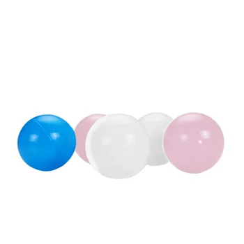 

50pcs Ball Durable Bath Toys 7cm Ocean Balls White & Transparent & Blue & Pink Kid Toys Pit Balls Plastic Balls For Kids