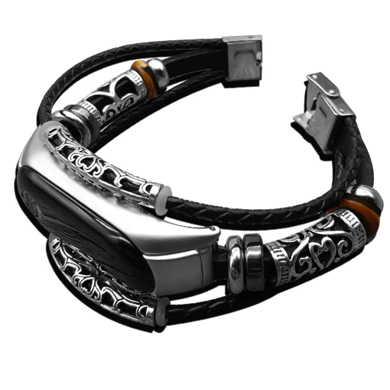 For Xiaomi Band 3 Retro Watch Band Real Leather With Jewelry Wrist Strap For Xiaomi Mi 2 3 Watchbands horloges bandje For Xiaomi Band 3 Retro Watch Band Real Leather With Jewelry Wrist Strap For Xiaomi Mi 2 3 Watchbands horloges bandje