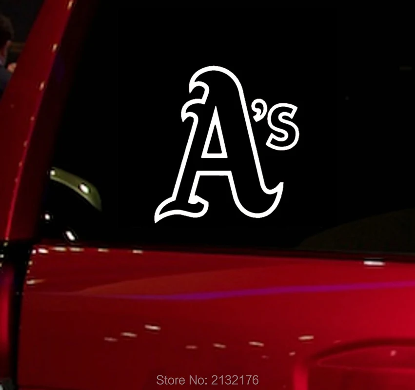 MLB Athletics Auto Window Sticker A's Decal for Car Truck Suv Decal 5.5