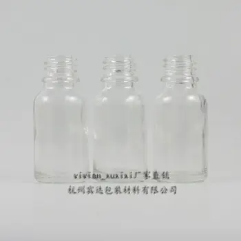 

15ml clear Glass Essential Oil Bottle Without any cap,could match with sprayer/pump/dropper cap,glass container,18mm