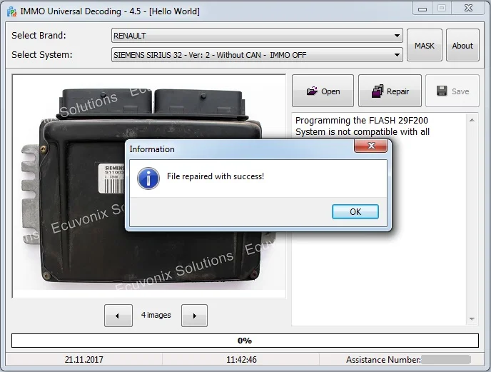 Renault repair file Success ENG