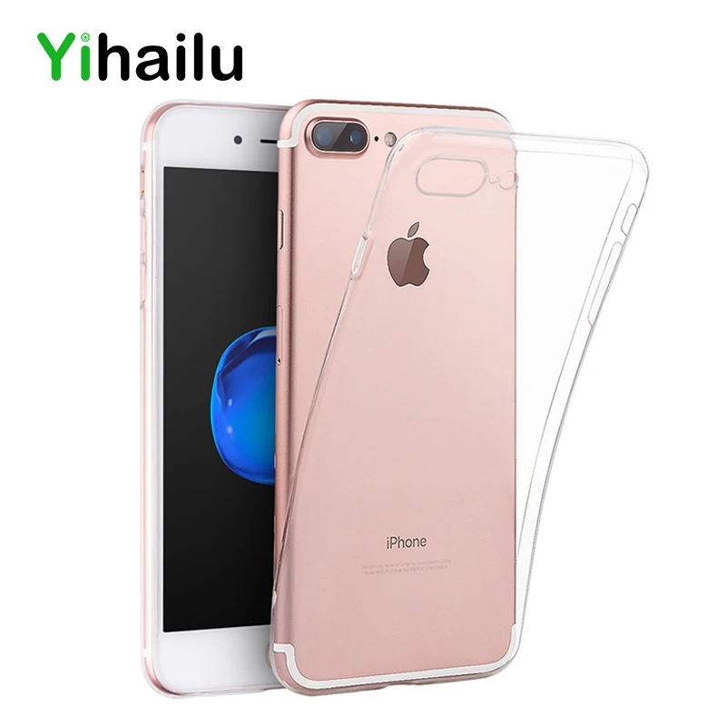 Чехлы для телефонов iPhone 6 Защита камеры чехол 6s TPU прозрачная задняя крышка Apple 7 8