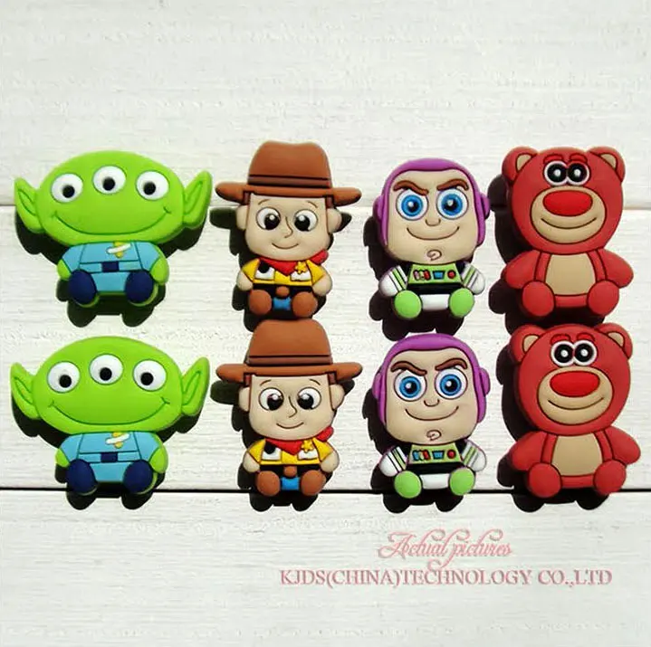 

40pcs/lot Toy Story PVC Shoe Charms Shoe Accessories Shoe Decoration for Shoes/ Wristbands kids Xmas Gift
