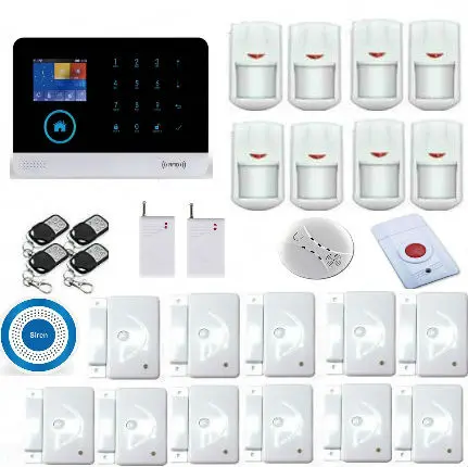 

YoBang Security 3G Wireless Alarm System Home Safety Alert Kit WIFI APP Remote Control Video IP Camera PET Firendly Sensor