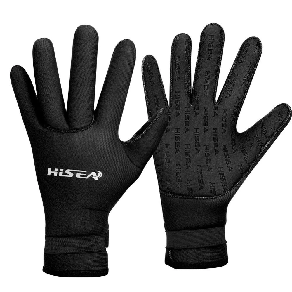 50C4 Black Scuba Dive Gloves Swimming Outdoors Durable Diving Gloves