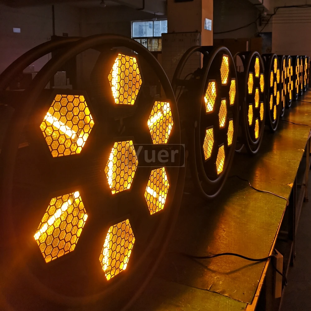 4 шт./лот дискотека 7x60 Вт светодиодная Ретро вспышка сценический эффект DMX512