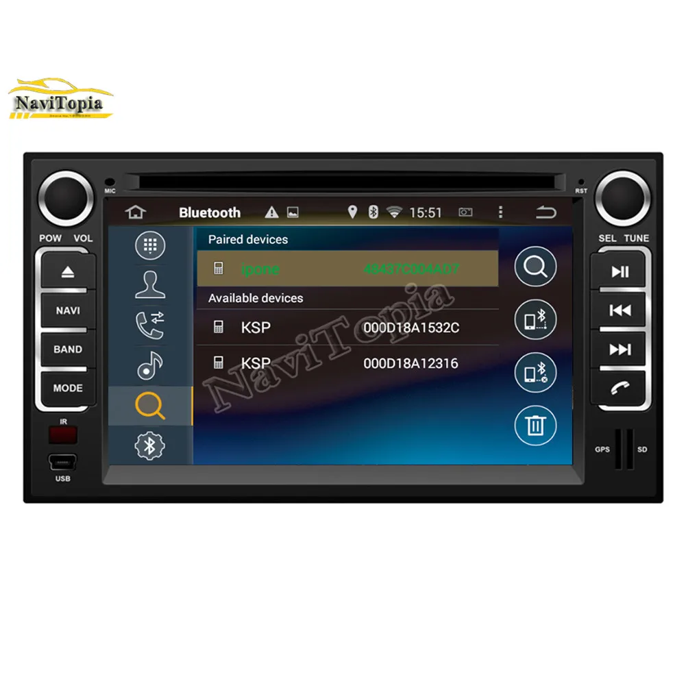 Perfect NAVITOPIA 6.2Inch 4G RAM 32G ROM Octa Core Android 9.0 Car DVD for Kia Sorento for Kia Naza 2002-2009 for Kia X-Trek 2006-2010 5