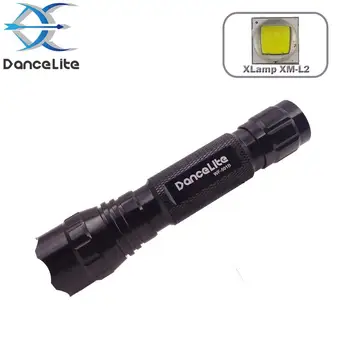 

DanceLite WF-501B XML2 U3 XM-L2 6500K White Light LED EDC Portable Flashlight Torch (OP/SMO)