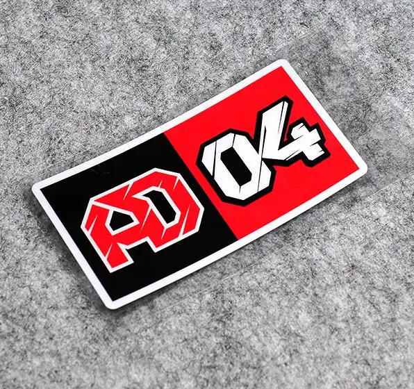 

motorsport No.4 Andrea Dovizioso sticker motorcycle helmet stickers reflective motor decal car styling motocross racing SBK