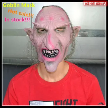 

Free shipping Goblin Mask Zombie Party Cosplay Mask Adult Halloween Costume Theater Prop Novelty Latex Rubber Mask