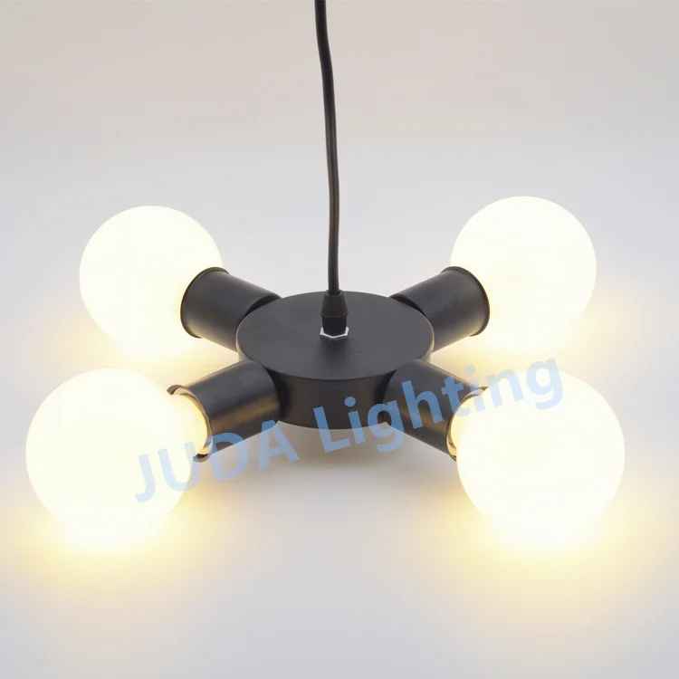 

Ceiling Light American Iron metal Art Loft Ceiling Lamp E27 ceramic lamp holder base for chandelier led pendant light fittings