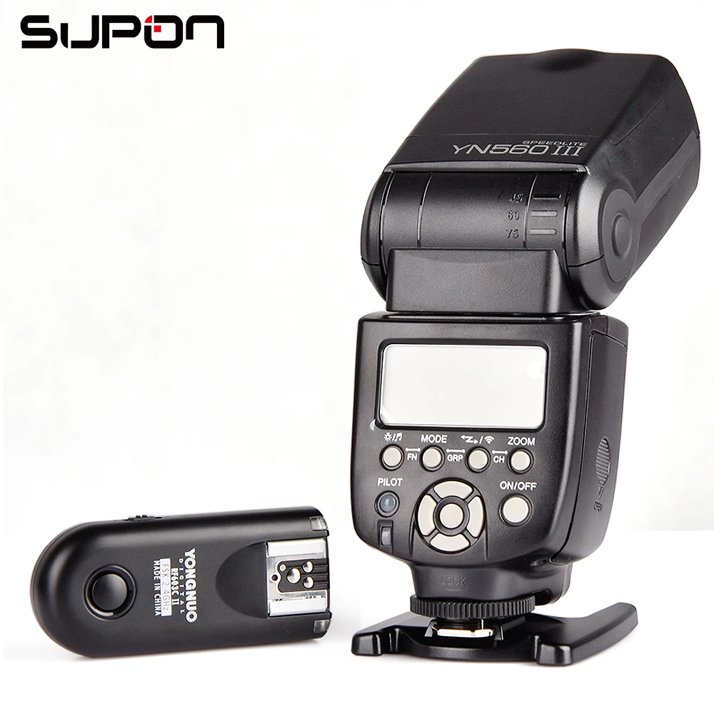 

Yongnuo YN-560III Flash ligth With RF-603II/C Single Transceiver Trigger for Canon SLR 50D 5DIII 550D 650D #K1331