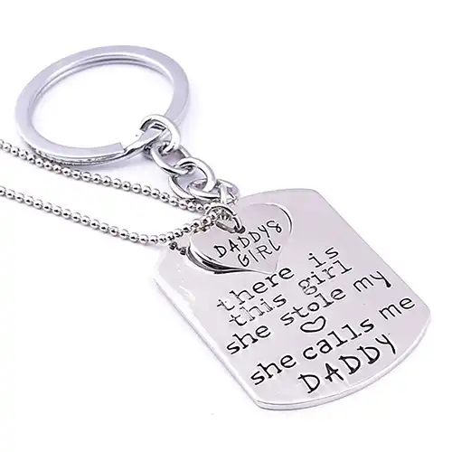 a girl stole my heart keychain