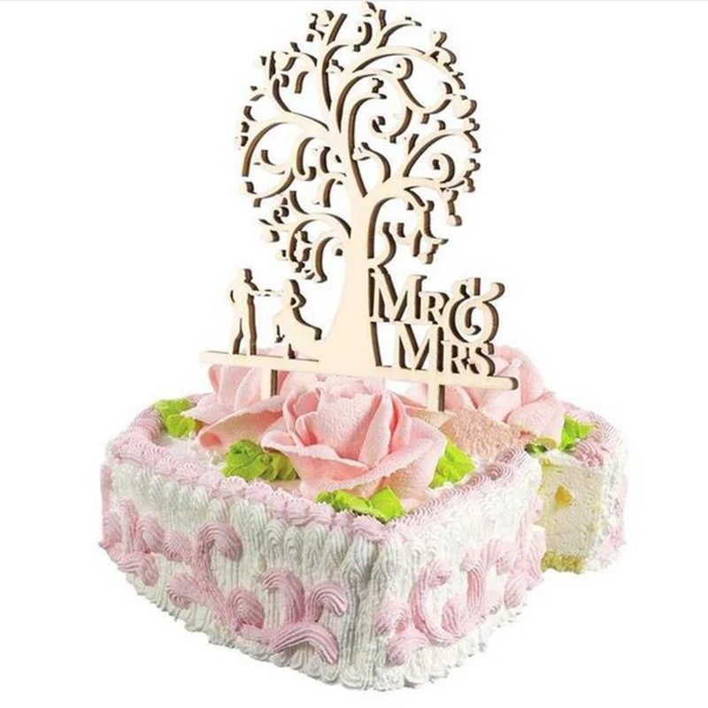 Hot Sale 5 Styles Wedding Supplies We Do Mr MrsWooden Cake Topper Rustic Stand Natural Wood Toppers In Decorating From Hot Sale 5 Styles Wedding Supplies We Do Mr MrsWooden Cake Topper Rustic Stand Natural Wood Toppers In Decorating From