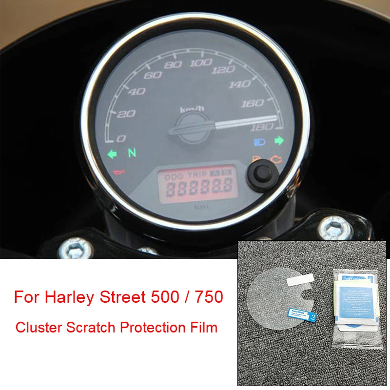 For Harley Street 500 750 Cluster Scratch Protection Speedometer Film