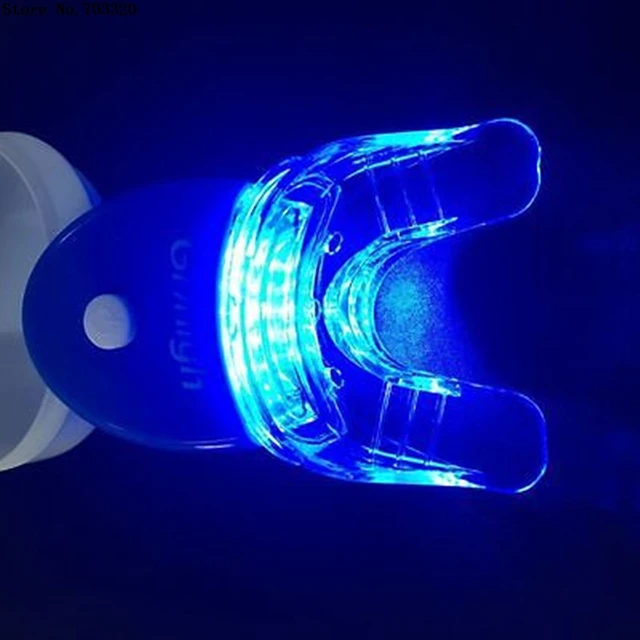 1PC Grinigh Teeth Whitening 5 LEDs UV Accelerator Light With Mouth Tray