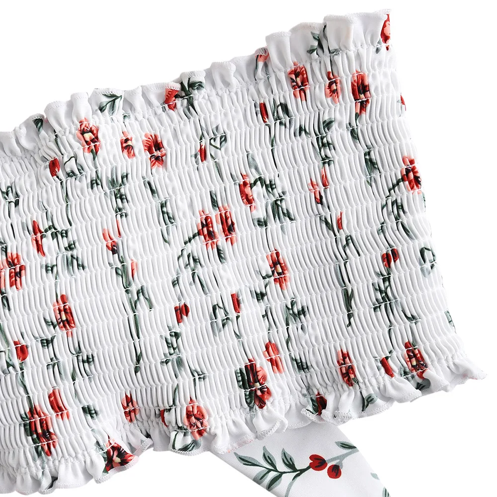 ZAFUL بيكيني Shirred مصنع طباعة العصابة مجموعة البكيني النساء حمالة لباس سباحة سلك الشحن مرونة منخفضة مخصر غير المبطنة ملابس السباحة ZAFUL بيكيني Shirred مصنع طباعة العصابة مجموعة البكيني النساء حمالة لباس سباحة سلك الشحن مرونة منخفضة مخصر غير المبطنة ملابس السباحة