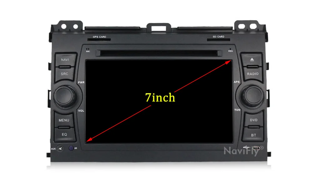 Flash Deal NaviFly 7 inch 2 Din GPS Navigation 2G+32G Android 9.1 Car Radio multimedia player for Toyota Prado 120 2004-2009 DVD WIFI BT 6 Flash Deal NaviFly 7 inch 2 Din GPS Navigation 2G+32G Android 9.1 Car Radio multimedia player for Toyota Prado 120 2004-2009 DVD WIFI BT 6