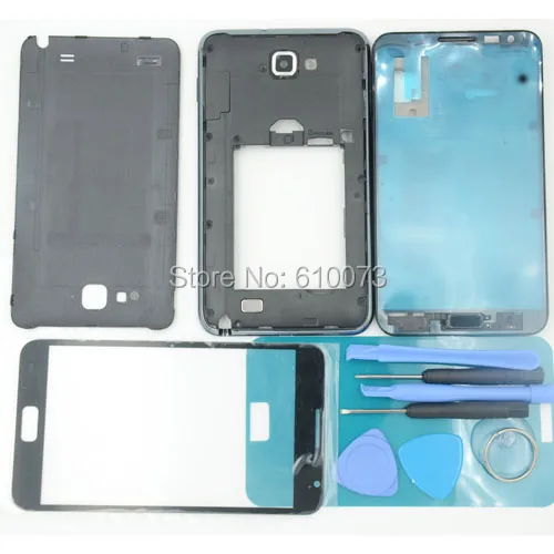 Replacement Full Housing Case Cover Screen Glass Lens Buttons For Samsung Galaxy Note 1 N7000 Front