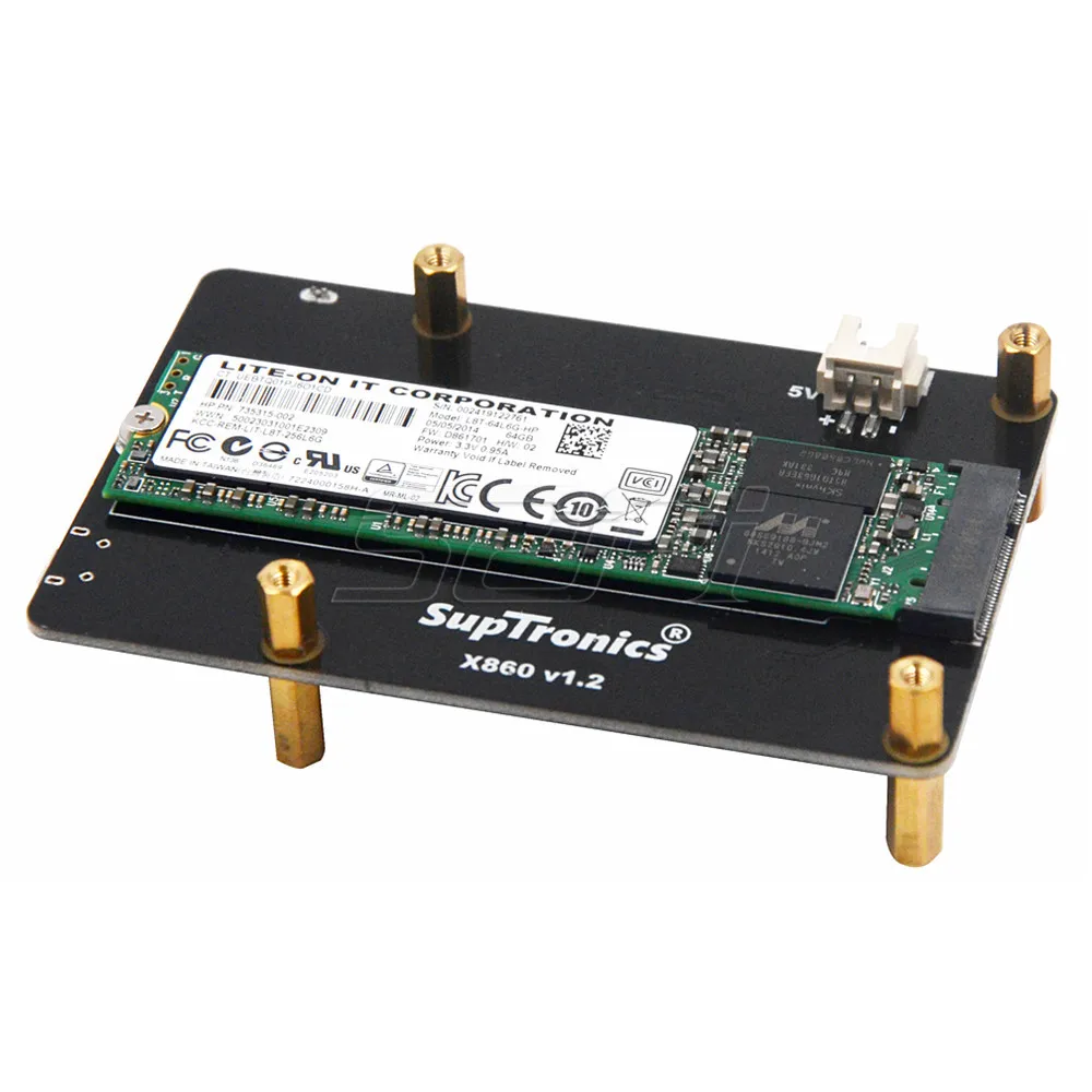 52Pi X860 M.2 NGFF SATA SSD Щит Плата расширения памяти с USB 3,0 для Raspberry Pi 1 Модель B+/2/Note 3(B плюс)/ROCK64