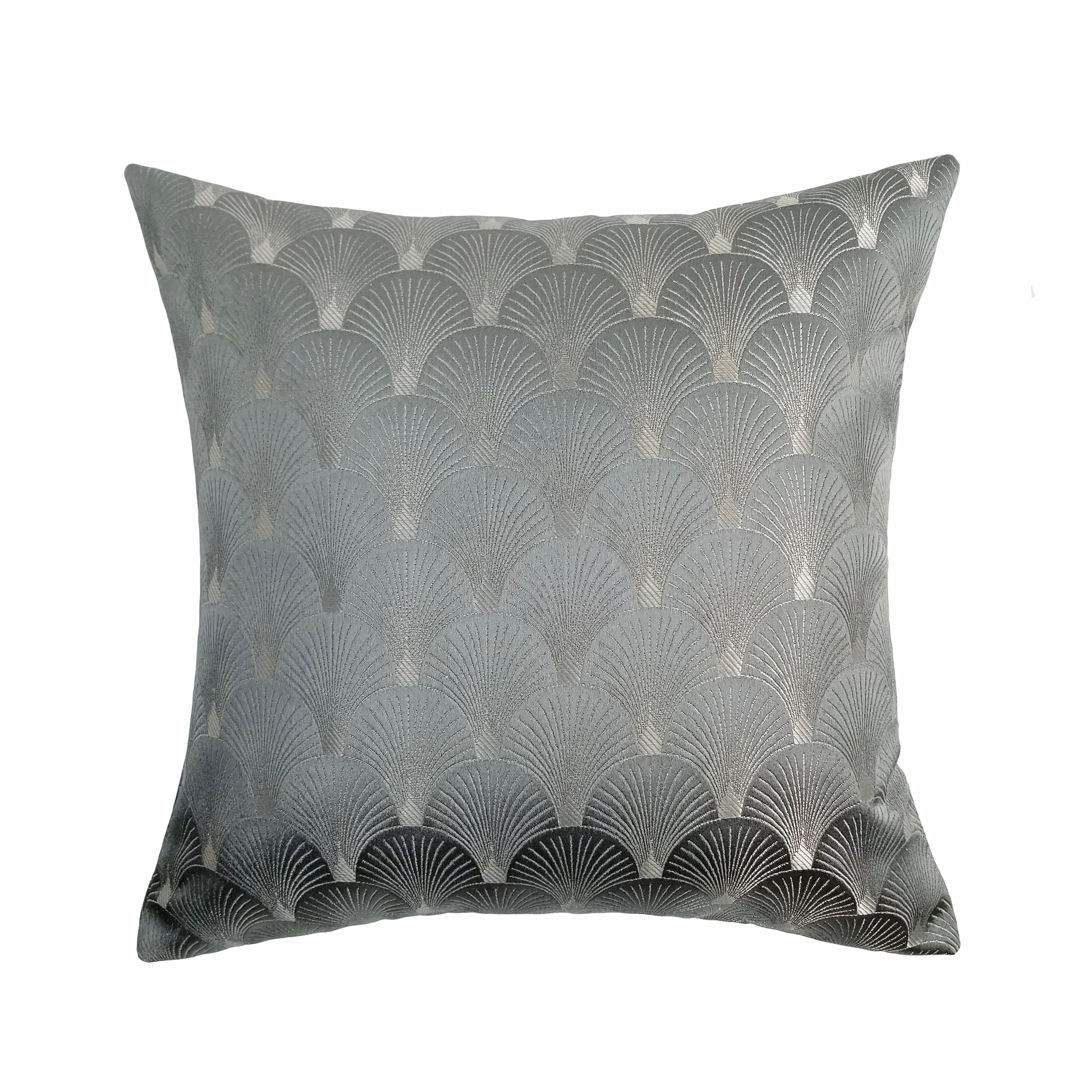 

Deluxe Dark Gray Fashion Modern Home Living Woven Half Round Cushion Cover Decorative Square Pillow Case 45 x 45 cm 1 piece/lot