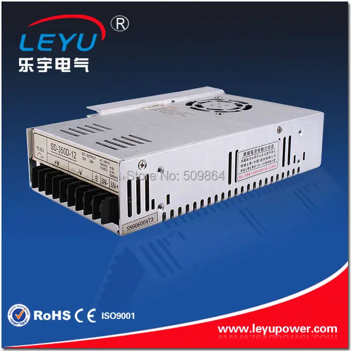 CE RoHS 350w 24vdc 16a to 12vdc 27.5a Single output power supply SD