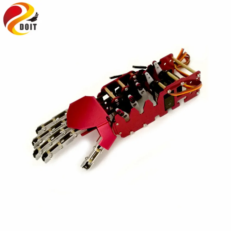DOIT 5DOF Robot hand/five fingers/Metal Manipulator arm/Mini bionic hand/gripper/robot/car accessories/DIY RC Toy