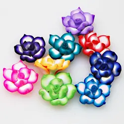 Высокое качество ручной полимерной глины цветок, 25 мм caly цветок, ассорти полимерная глина цветок шарики для ювелирных поставок
