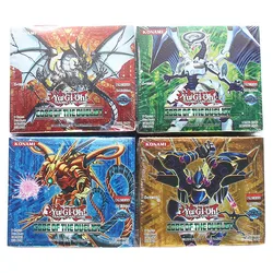 Yugioh cartes de Collection, 216 pièces avec boîte, jeu de dessin animé, jouets pour enfants garçons, Brinquedo 