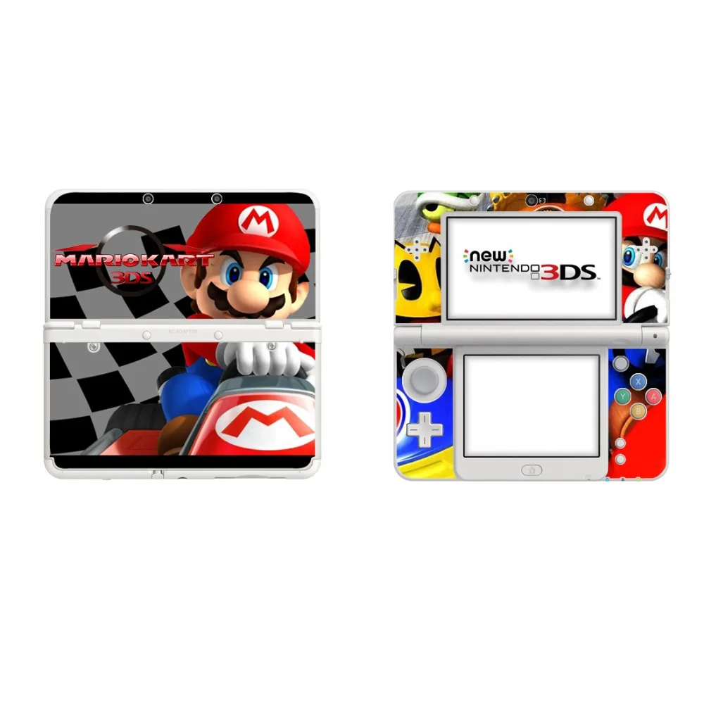 Винил Обложка Наклейка кожи Стикеры для новых 3DS защитные наклейки для новых 3DS винил кожи Стикеры протектор-для Супер Марио