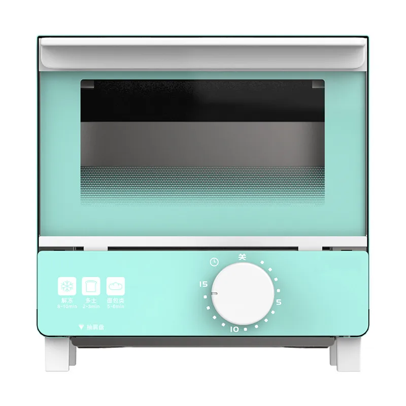 

220V Multifunctional Electric Oven 5L Mini Household Automatic Baking Oven Machine Pink Green 2 Color Available EU/AU/UK Plug