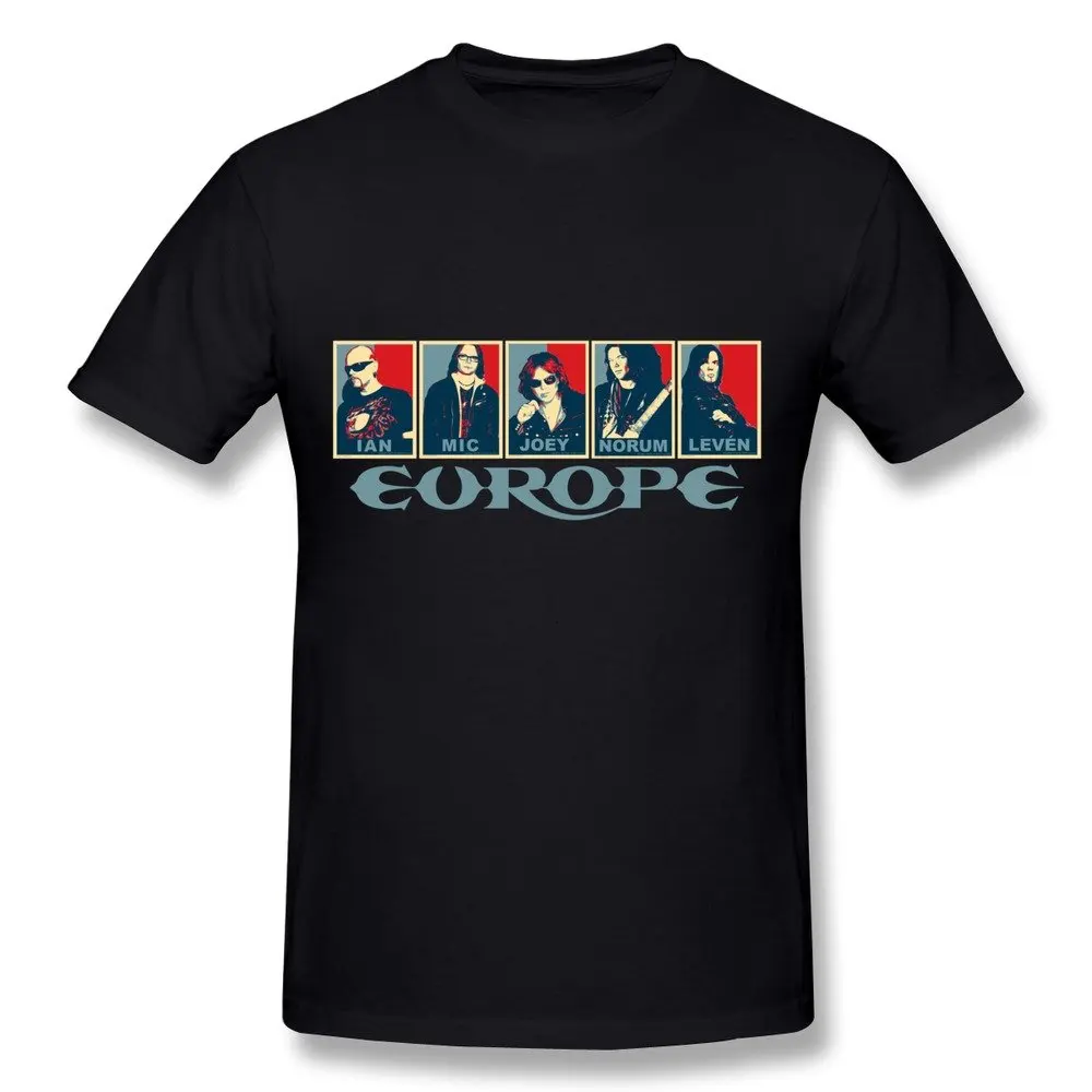 

Shuynole Man Europe Band Fantasy Design Retro Size L Color Black T-Shirt