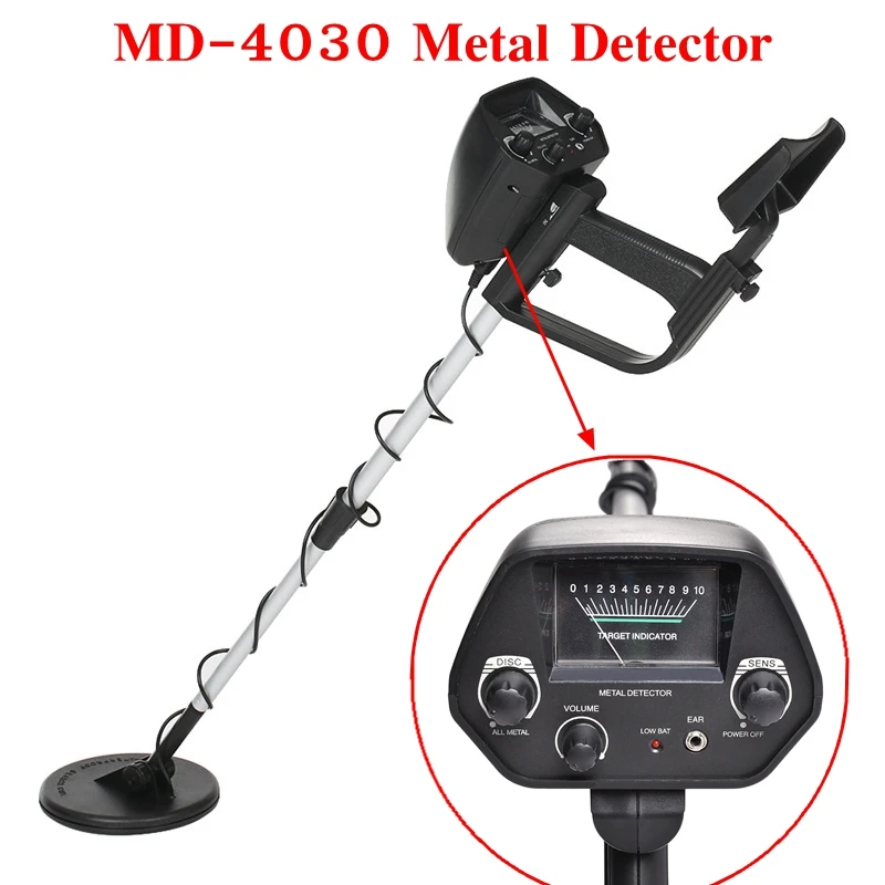 

MD-4030 Metal Detector Underground Gold Detector Metal Length Adjustable Treasure Hunter Seeker Portable Hunter Detector