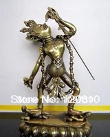 

bir 00418 Tibetan Buddhist DAKINI bronze buddha statue