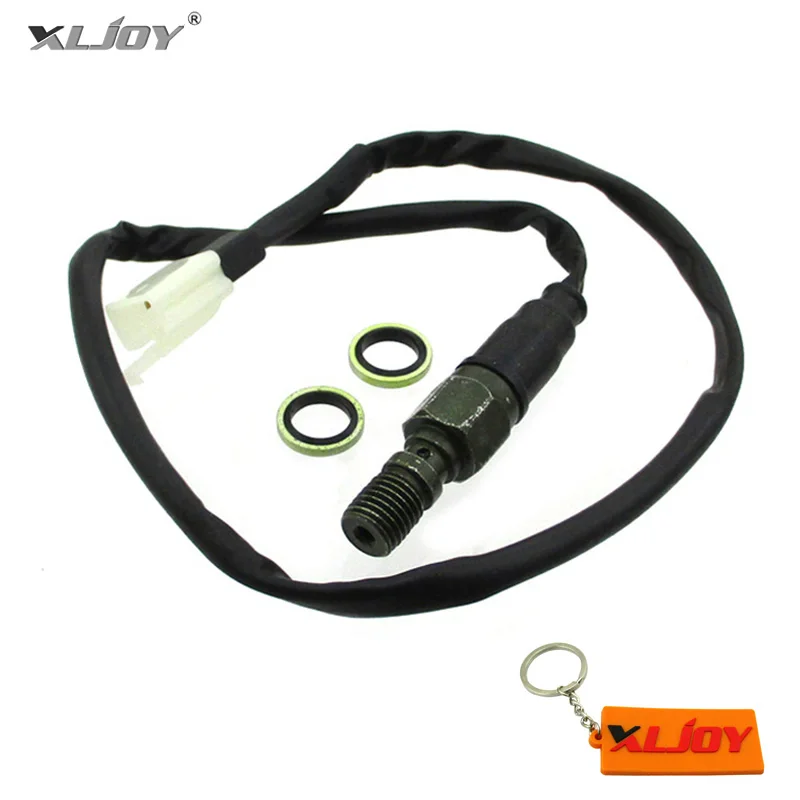 Motorcycle Male Plug Hydraulic Brake Light Cylinder Switch Banjo Bolt