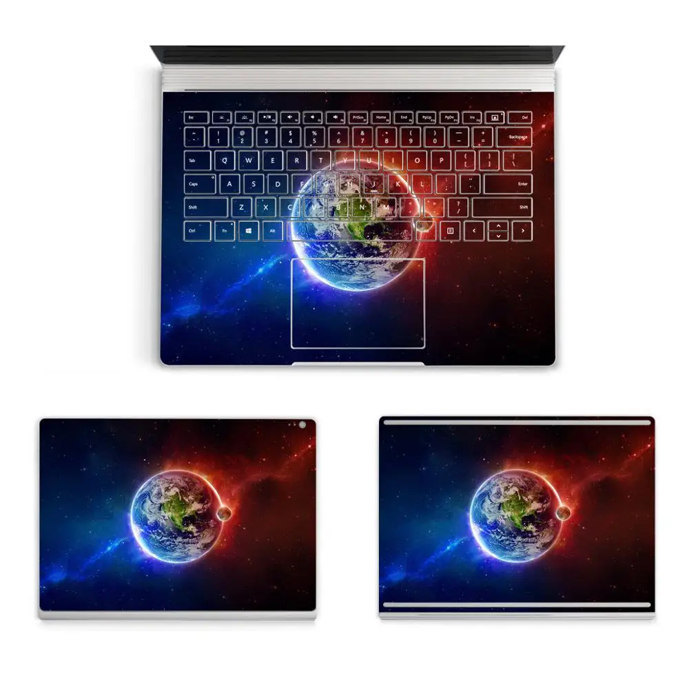 Наклейки для ноутбука Microsoft Surface Book 13 5 дюймов звездное небо серия полное защитное