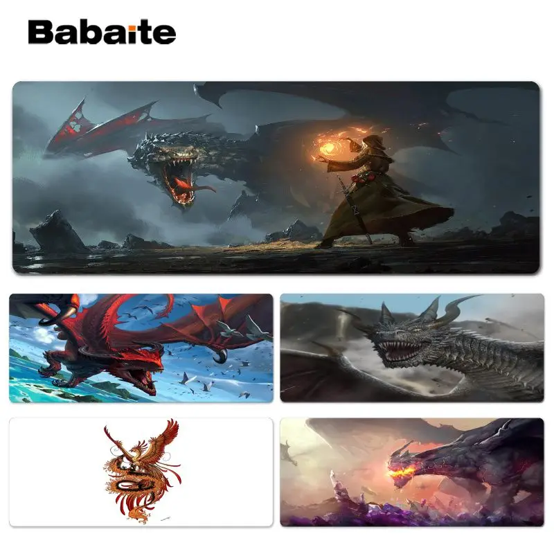 Babaite красивый Аниме Дракон DIY дизайн игровой с узором коврик для мыши Размер 300*900*2