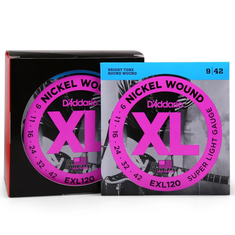 D'Addario Electric guitar strings, EXL110 10P/EXL120 10P electric