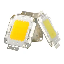 Ampoule à puce LED COB pour projecteur à faisceau large, 10/20/30/50/70/100W CC 12V 36 V, pour jardin, parc, diodes intégrées