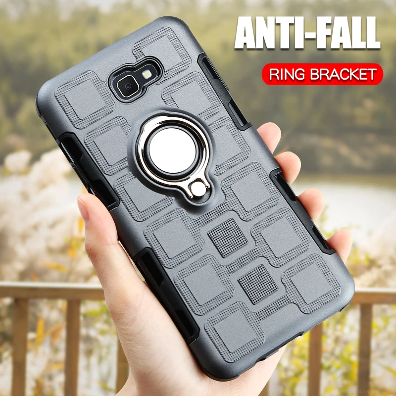 

Ring Armor Case For Samsung Galaxy J7 Prime 2 Phone Case For Samsung J7 Prime 2 2018 J7 Prime2 G611F Silicone Hard Back Cover