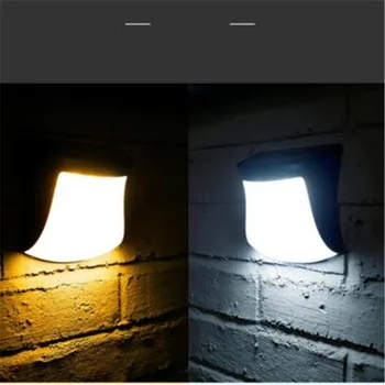 

Outdoor Waterproof Solar Garden Lights Solar Light 3 Led Bright White 1300ma Battery For Garden Yard Exterior Wall Night Lamp