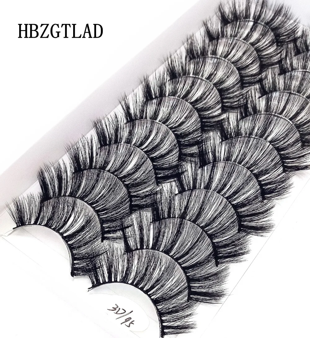 Hbzgtlad 38 стилей 10 пар натуральные накладные ресницы длинный макияж 3d норка наращивание ресниц норковые ресницы для красоты