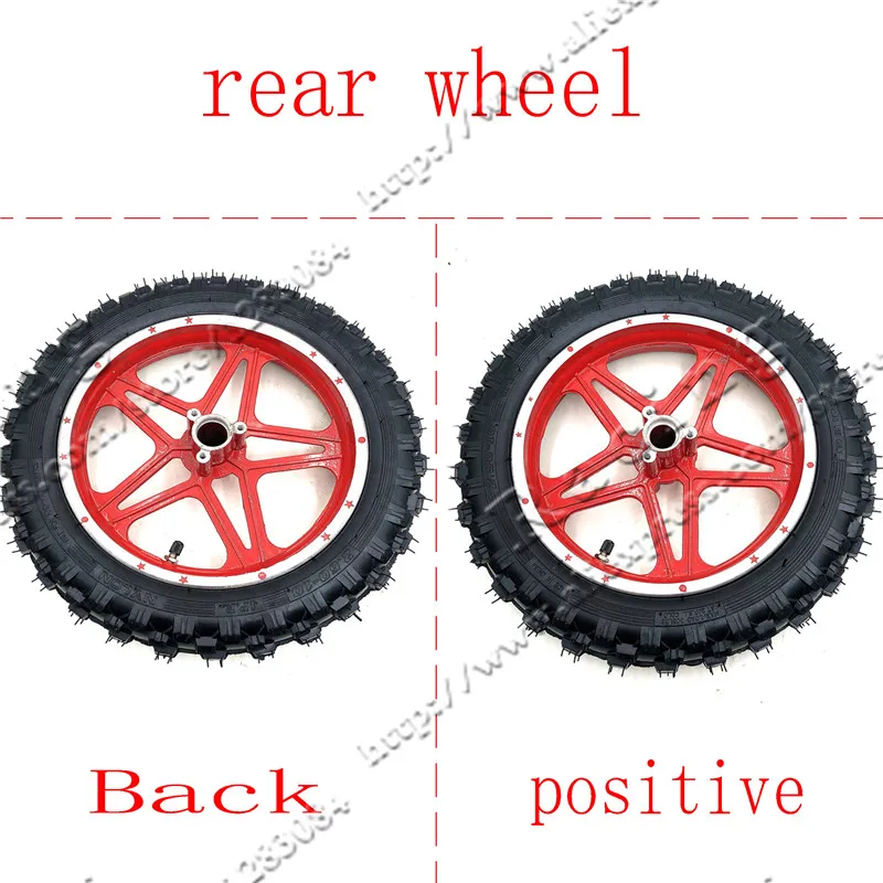 10''Mini Dirt Bike Knobby шины колеса 2 50 10 передние или задние диски и для внедорожных