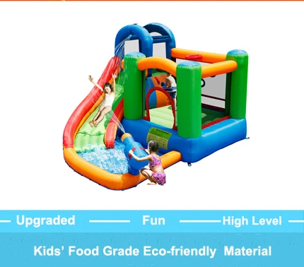 You Toys Gonflable Rebond Toboggan Parc Dété Piscine Avec Grand