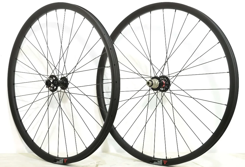 700C 29ER Asymmetric MTB XC carbon wheels Tubeless ready 28mm width