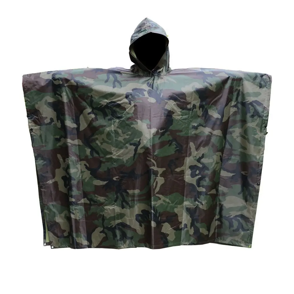 

Multifunction Camouflage Ghillie Suits Waterproof Rain Poncho Military Outdoor Camping Hiking Hunting Ground Sheet Ghillie Suits